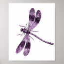 Search for dragonfly illustration posters Pink