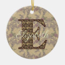Search for vintage initial christmas tree decorations Flower