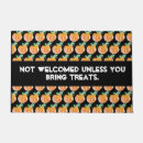 Search for funny halloween doormats Spooky