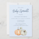 Search for pumpkin baby sprinkle invitations Watercolor