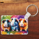Search for guinea pig lover key rings Animal