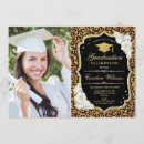 Search for leopard graduation invitations Picture