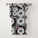 Search for black and white patterned towels bath towels Pink