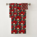 Search for skulls bath towels Gothic