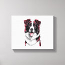 Search for border collie dog canvas prints Pug
