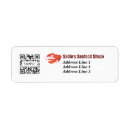 Search for restaurant return address labels Seafood