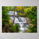 Search for upper peninsula art Waterfall
