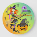 Search for halloween clocks Witch