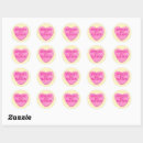 Search for conversation hearts stickers Pink