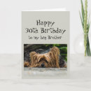 Search for brother 30th birthday cards Funny