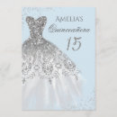 Search for blue dress invitations Silver