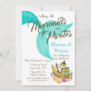 Search for mermaids and pirates Pirate birthday party