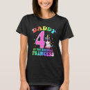 Search for princess 4th birthday tshirts Unicorn