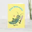 Search for green grasshopper postcards Cricket