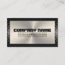 Search for chrome business cards Construction