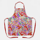 Search for floral paisley aprons Elegant