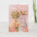 Search for vintage ladies birthday cards Victorian