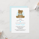 Search for bow tie baby boy shower invitations Teddy bear