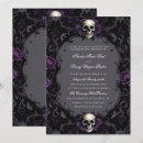 Search for purple gothic wedding invitations Moody