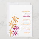 Search for fuchsia and orange wedding invitations Magenta