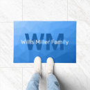 Search for cool modern doormats Blue