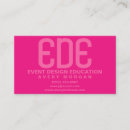 Search for pink business cards Geometric