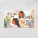 Search for african american business cards Braiding