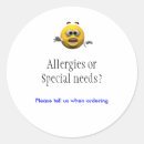 Search for peanut allergy stickers Warning