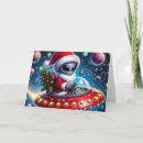 Search for ufo christmas cards Flying saucer