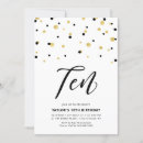 Search for ten birthday invitations Minimal