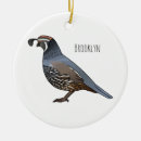 Search for quail christmas tree decorations Bird