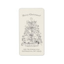 Search for nostalgic return address labels Festive