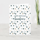 Search for handsome cards Happy