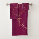 Search for burgundy and gold bath towels Geometric