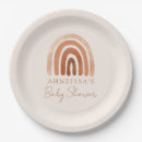 Search for boho baby shower plates Terracotta