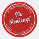 Search for christmas no peeking stickers December