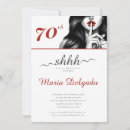 Search for black red grey birthday invitations Modern