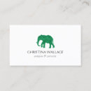 Search for elephant business cards Pink