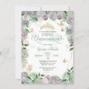 Search for mint green quinceanera invitations Floral