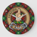 Search for hand painted clocks Red