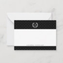 Search for dot pattern monogram note cards Stylish