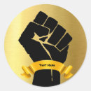 Search for power fist stickers Black