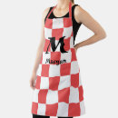 Search for checker aprons For her