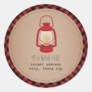 Search for plaid address stickers Lumberjack