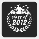 Search for 2012 square stickers Graduation