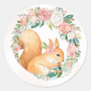 Search for round squirrel stickers Baby shower
