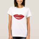 Search for red lipstick kiss tshirts Modern