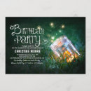 Search for fireflies birthday invitations Lights