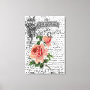 Search for red flower canvas prints Garden