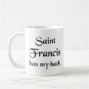 Search for saint francis mugs Catholic